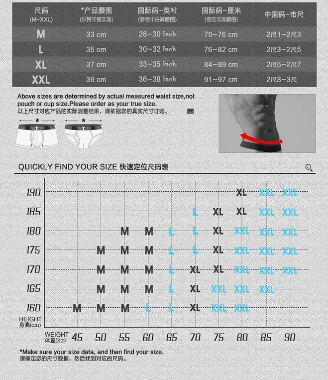 Design Boxed Gray Boxer Briefs with Navy Waistband Underwear product detail 2 in Litbuy spreadsheet finds