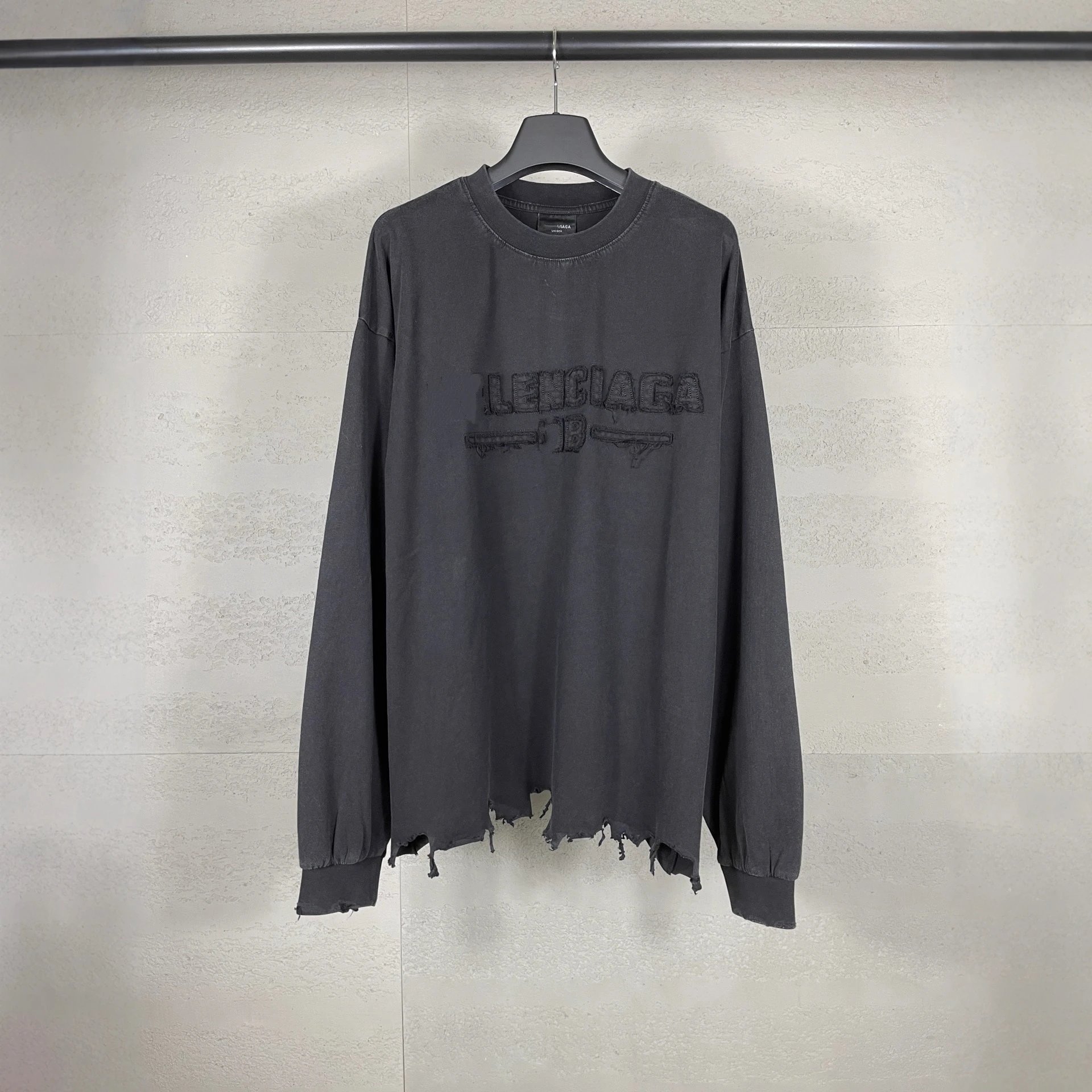 Balenciaga Distressed Long sleeve