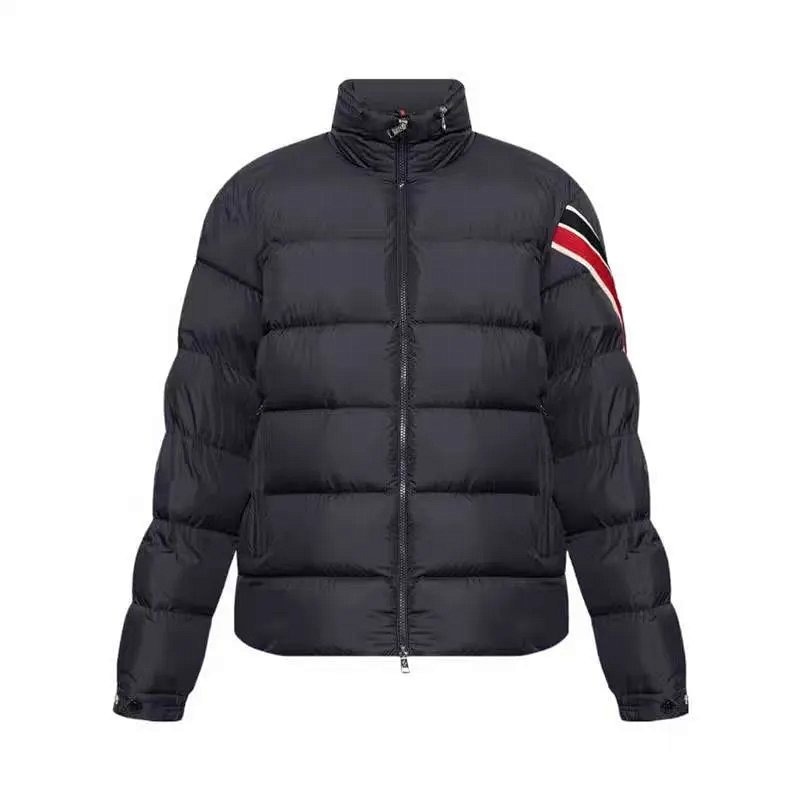 Moncler Maya Down Jacket White with Red-Black Stripe Sleeve product detail 2 in Litbuy spreadsheet finds