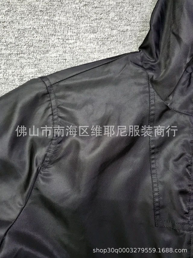 Unbranded Jackets Hooded Zip Jacket with Safety-Pin Chest Appliqué product detail image 7