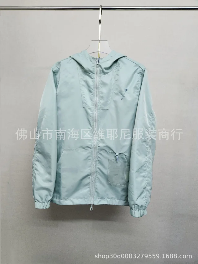 Unbranded Jackets Hooded Zip Jacket with Safety-Pin Chest Appliqué product detail image 11