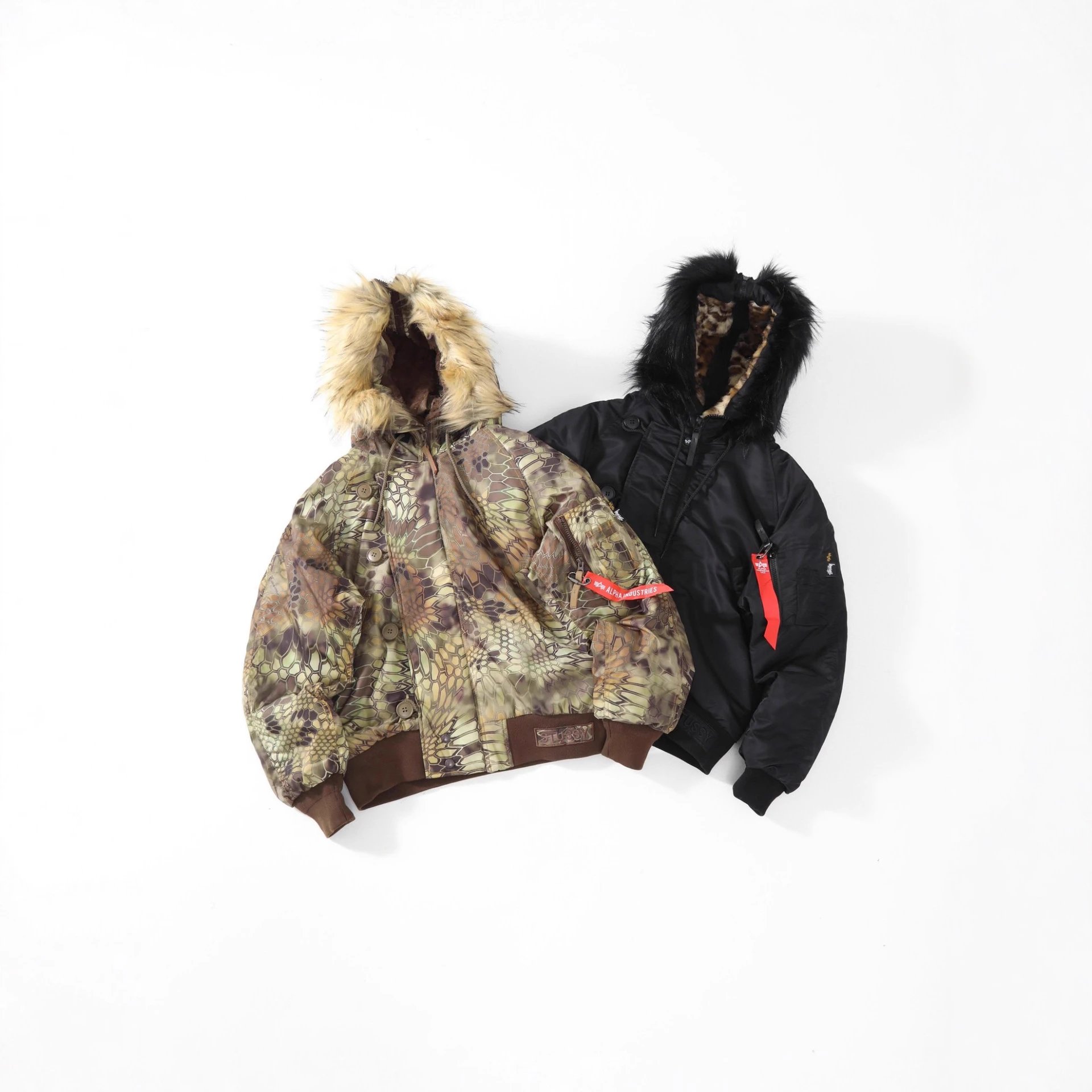 Alpha Industries Fur Leopard Print