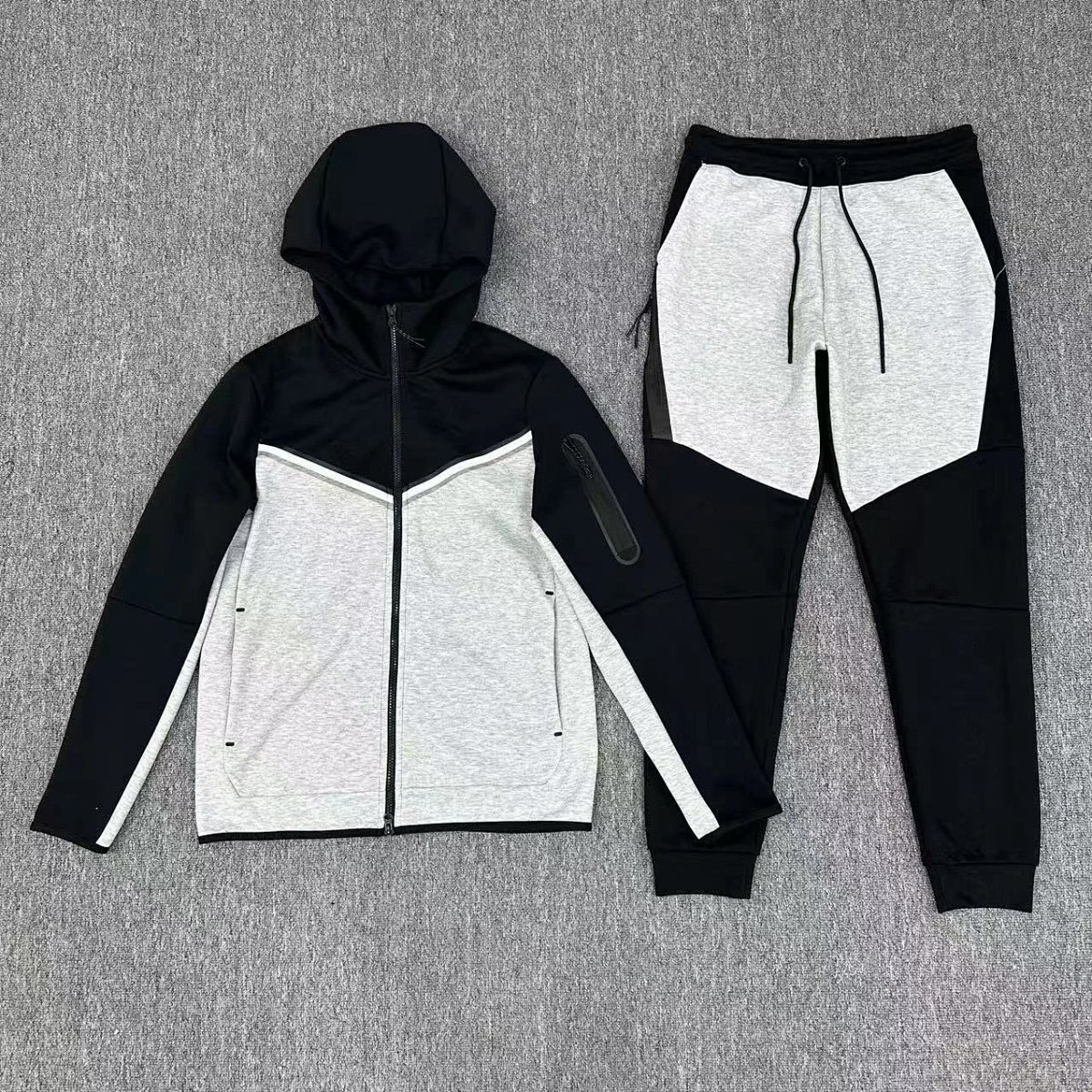 Nike Tech Fleece Hoodie and Joggers White Black Tracksuit product detail 26 in Litbuy spreadsheet finds