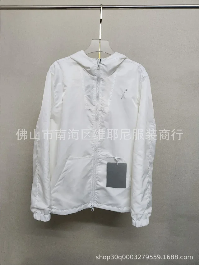 Unbranded Jackets Hooded Zip Jacket with Safety-Pin Chest Appliqué product detail image 13