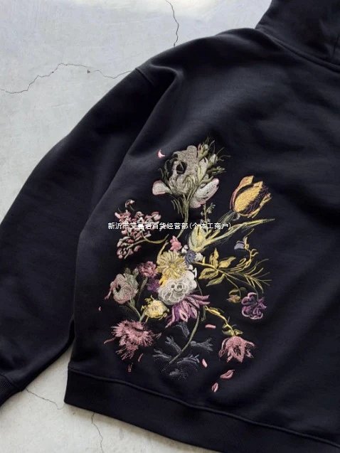 Design Embroidered Bear Hoodie Black product detail 44 in Litbuy spreadsheet finds