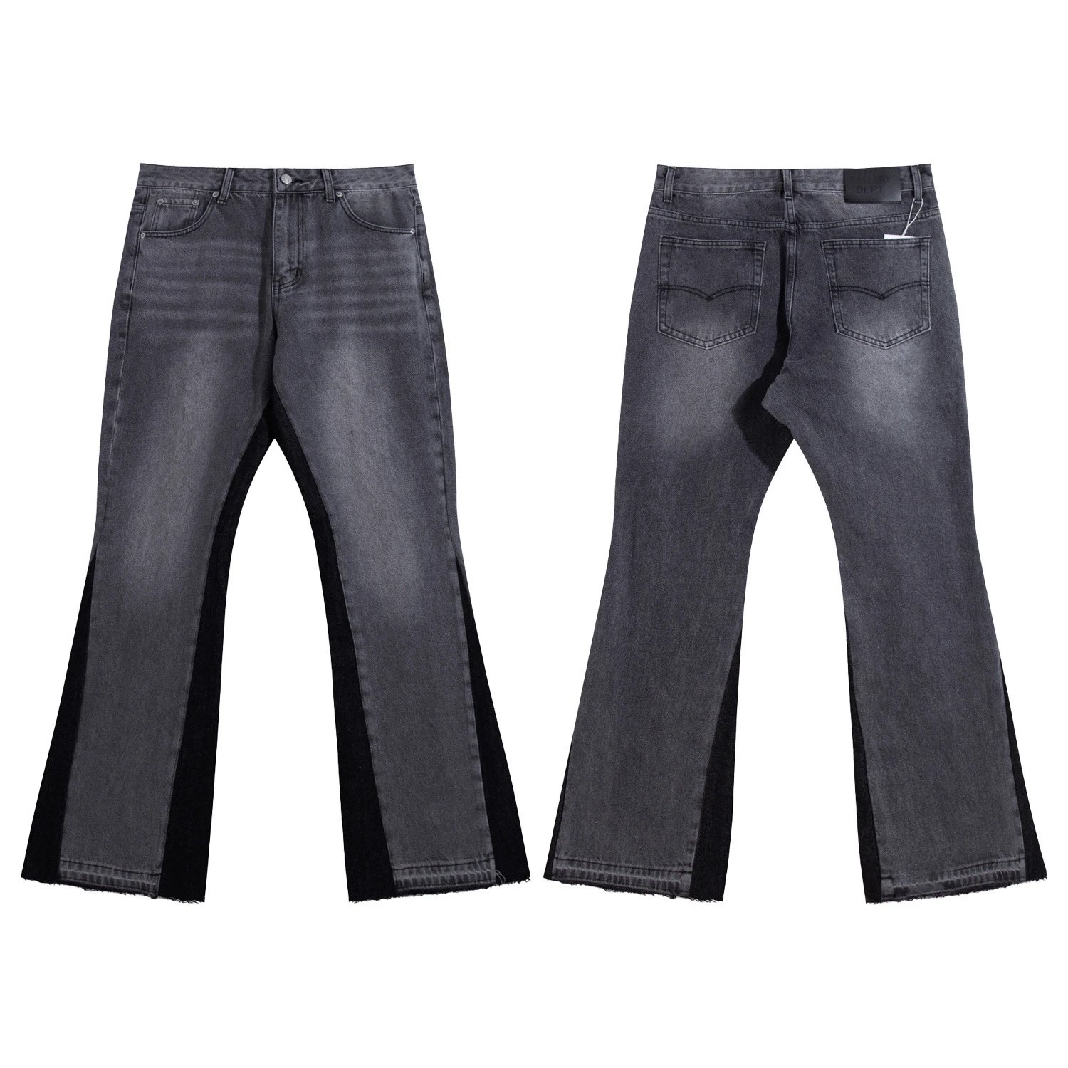 Gallery Dept. Washed and Distressed Denim Styles — 676# Dark Grey
