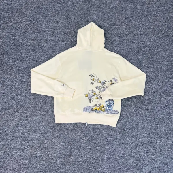 Chanel Floral Still Life Hoodie Beige Hoodie - 1