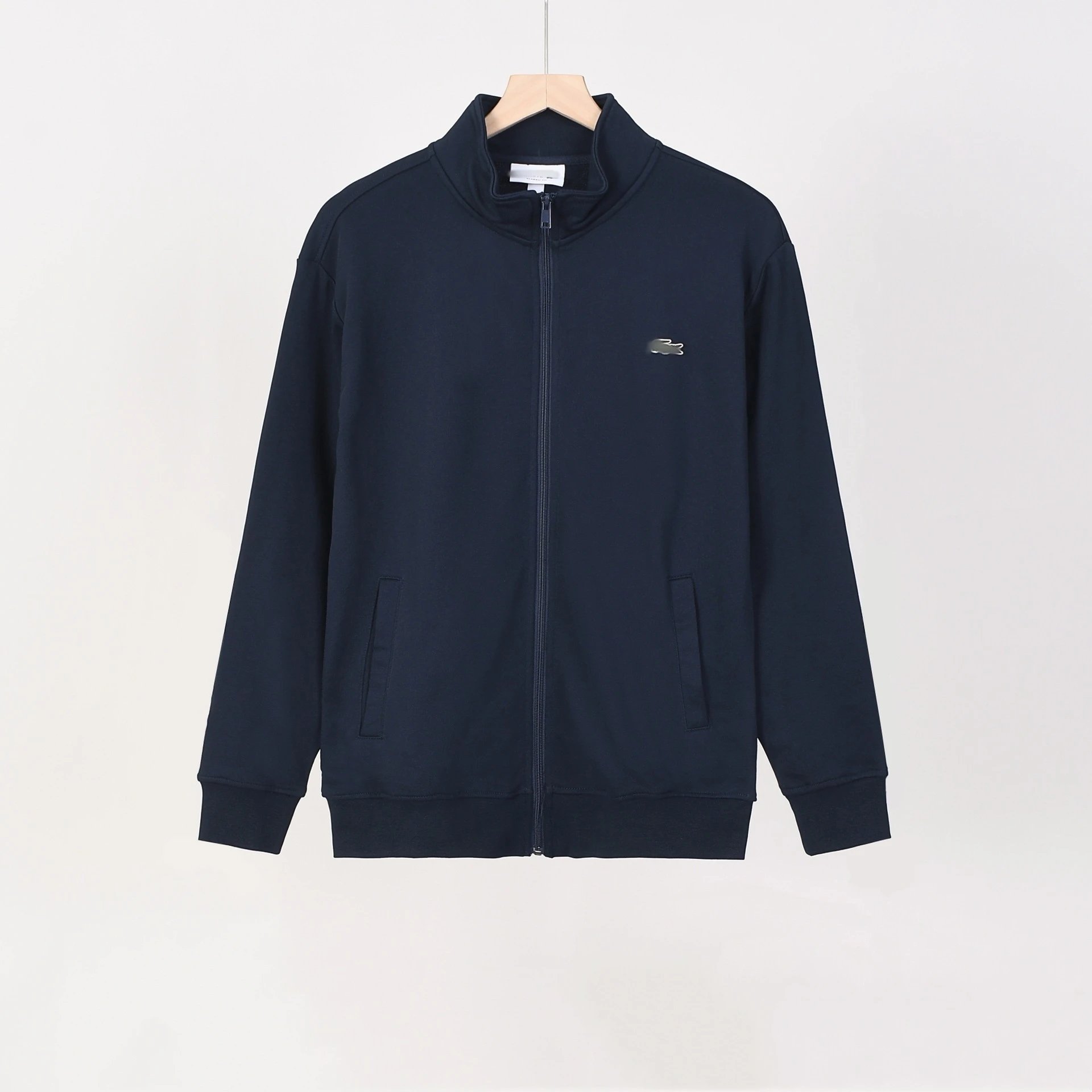 Lacoste Classic Full-Zip Track Jacket Navy Outerwear - 1