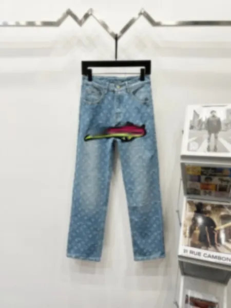 Louis Vuitton x Virgil Abloh Monogram Fish Print Straight-Leg Jeans - 1