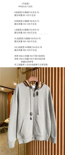 Burberry Check-Trimmed Hooded Zip-Up Sweatshirt Black - 8