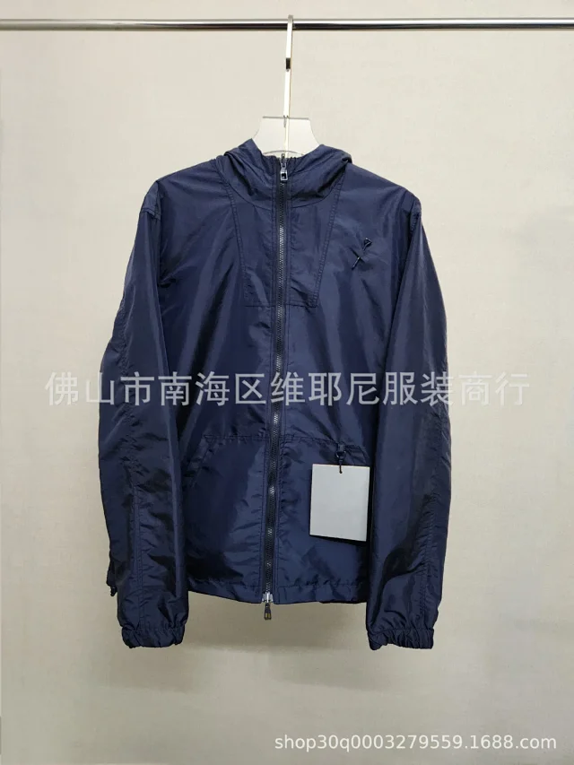 Unbranded Jackets Hooded Zip Jacket with Safety-Pin Chest Appliqué product detail image 9