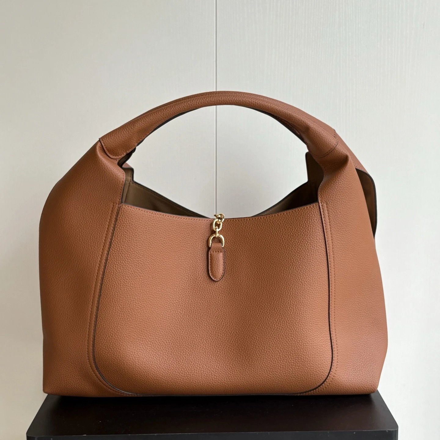 Gucci Jackie 1961 Small Black Grainy Leather Hobo Bag - 22