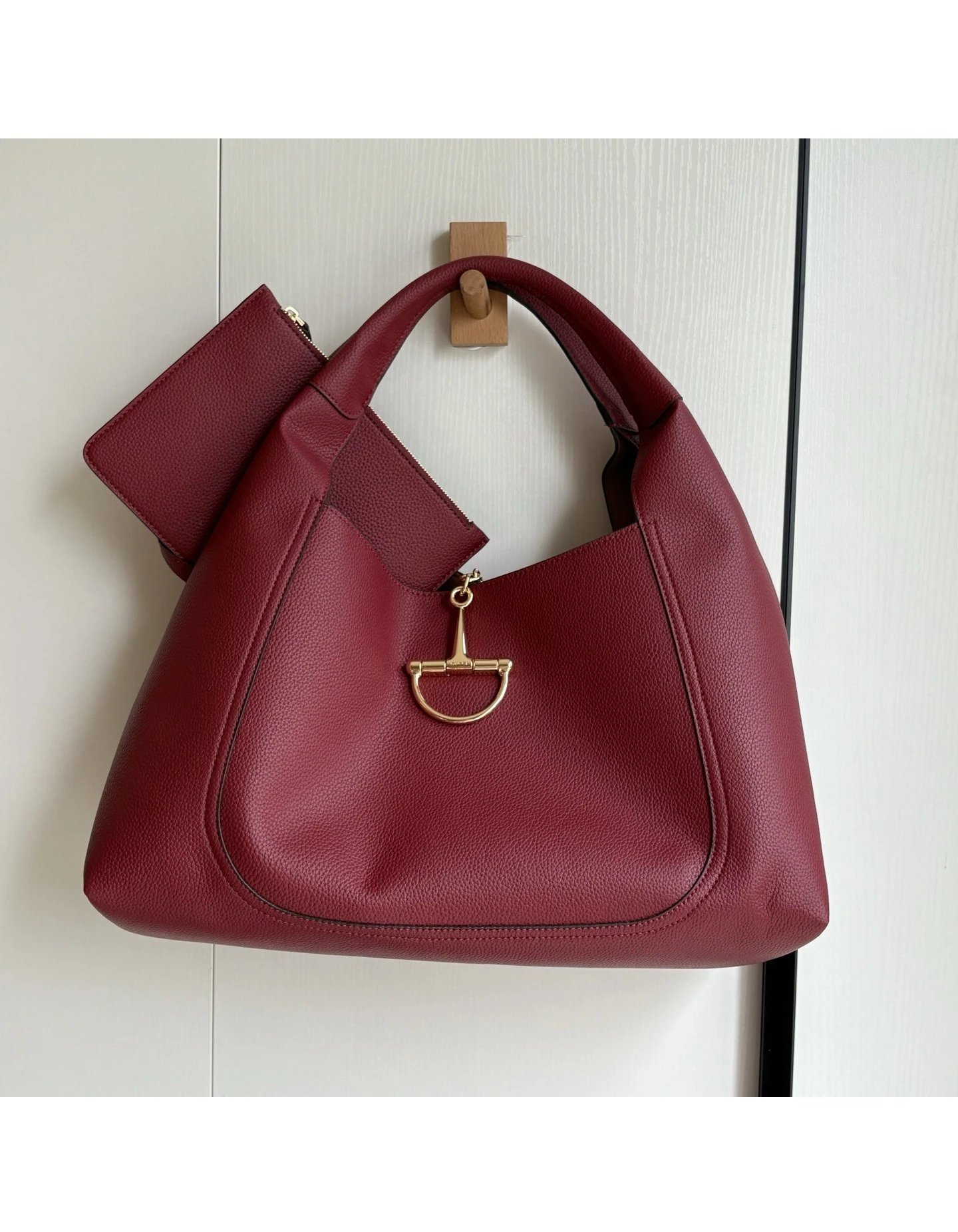 Gucci Jackie 1961 Small Black Grainy Leather Hobo Bag - 19
