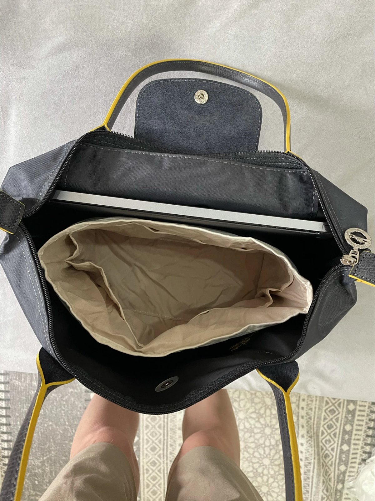Longchamp Le Pliage Neo Navy Blue Tote Bag product detail 8 in Litbuy spreadsheet finds