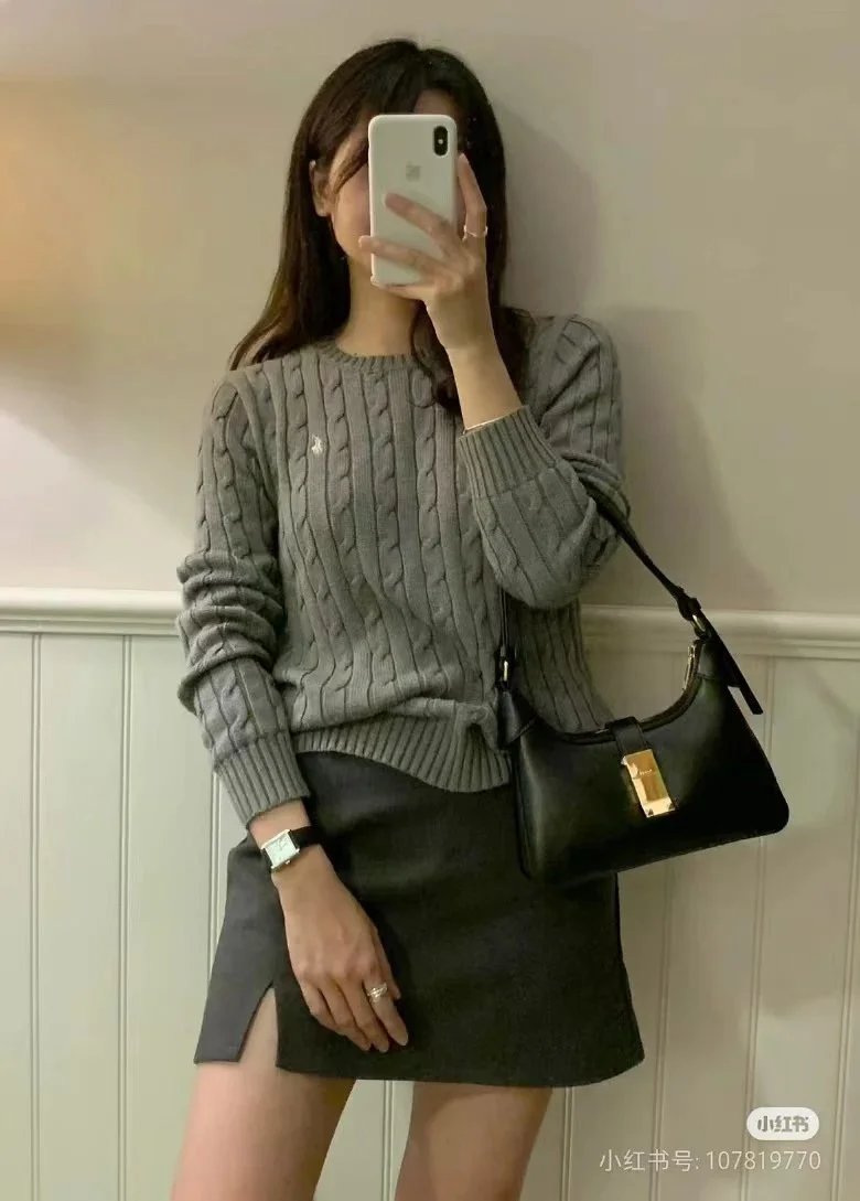Polo Ralph Lauren Cable Knit Sweater Navy - 11