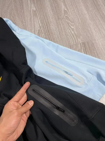 Nike Tech Fleece Joggers Black/Gray Sweatpants - 10