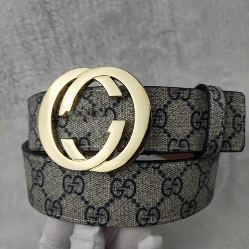 Gucci Double G Buckle Leather Belt