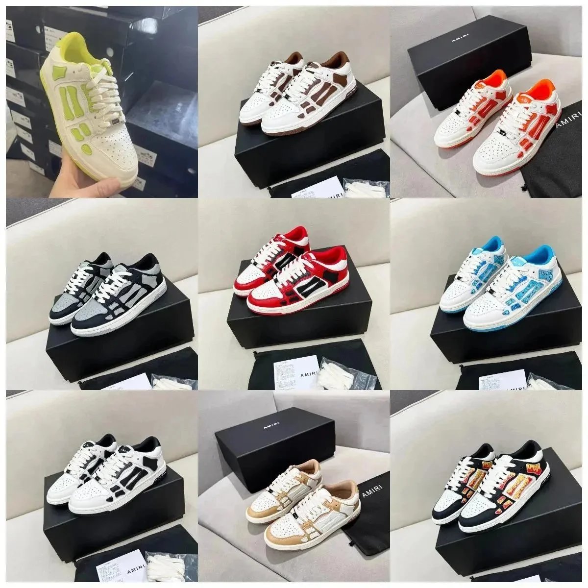 AMIRI Skel Top Low/AMIRI MA-1