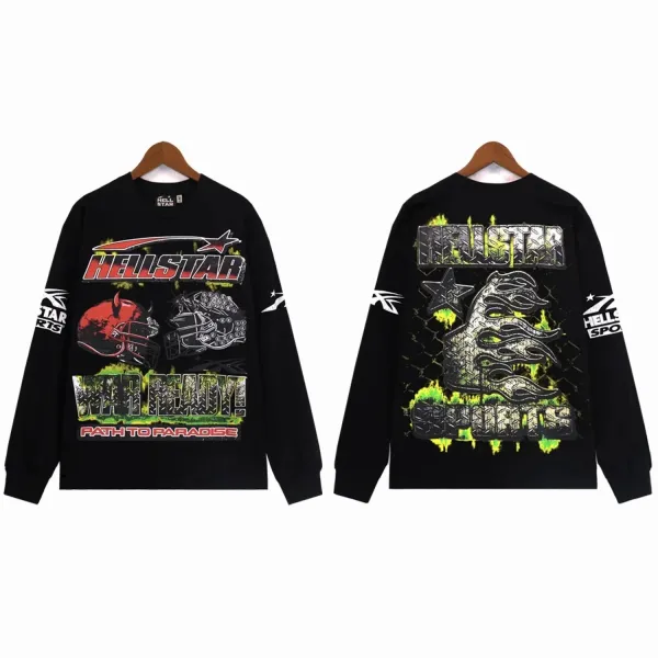 Hellstar 11 Graphic Long-Sleeve Jersey Black - 11