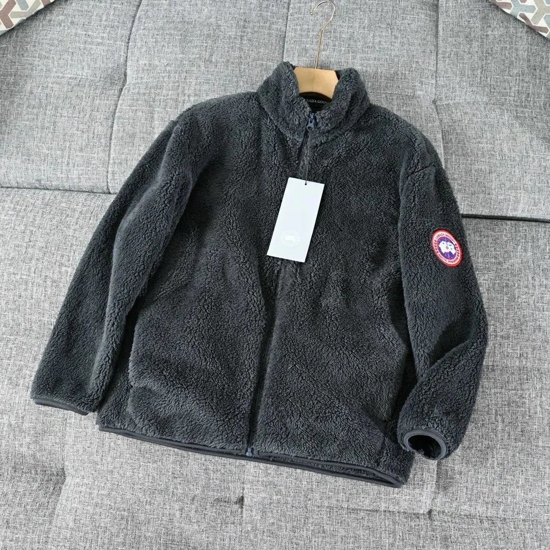 Canada Goose Sherpa Fleece Jacket Orange Outerwear - 7