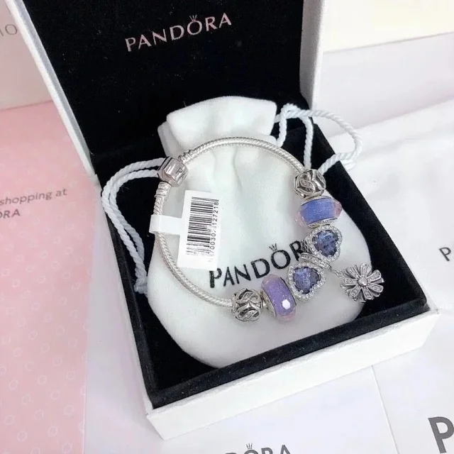 Pandora Jewelry Charm Bracelet with Decorative Beads product detail image 3