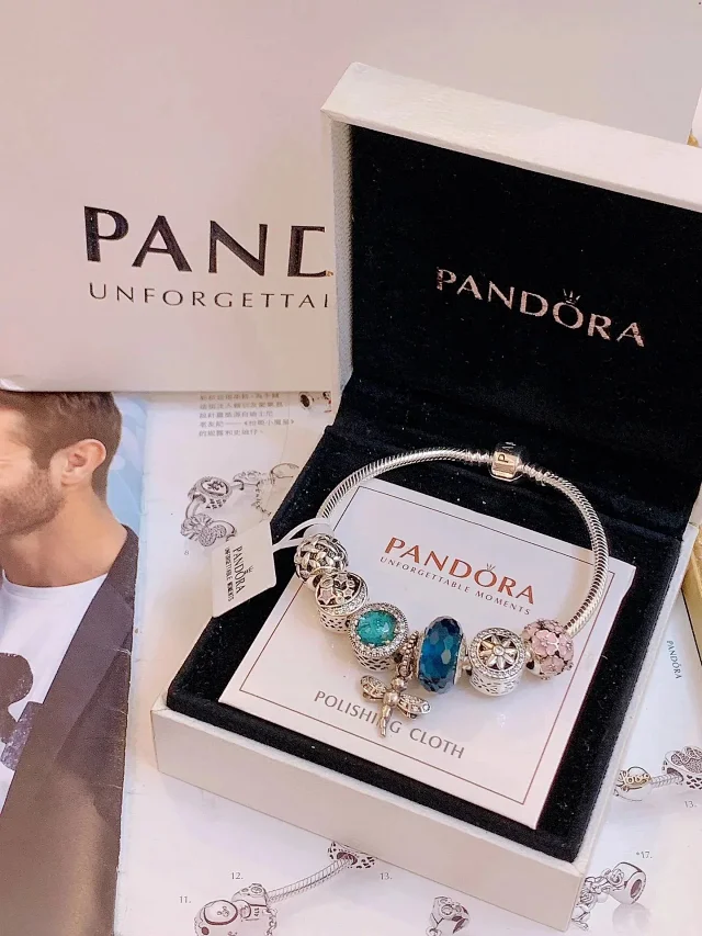 Pandora Jewelry Charm Bracelet with Decorative Beads product detail image 9
