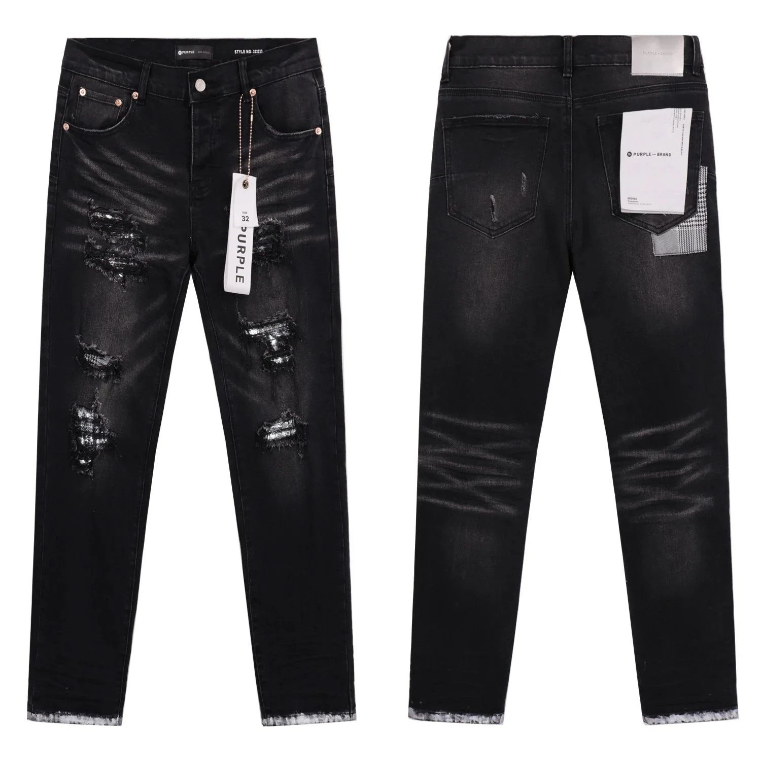 American Street Distressed Denim Jeans photo 3