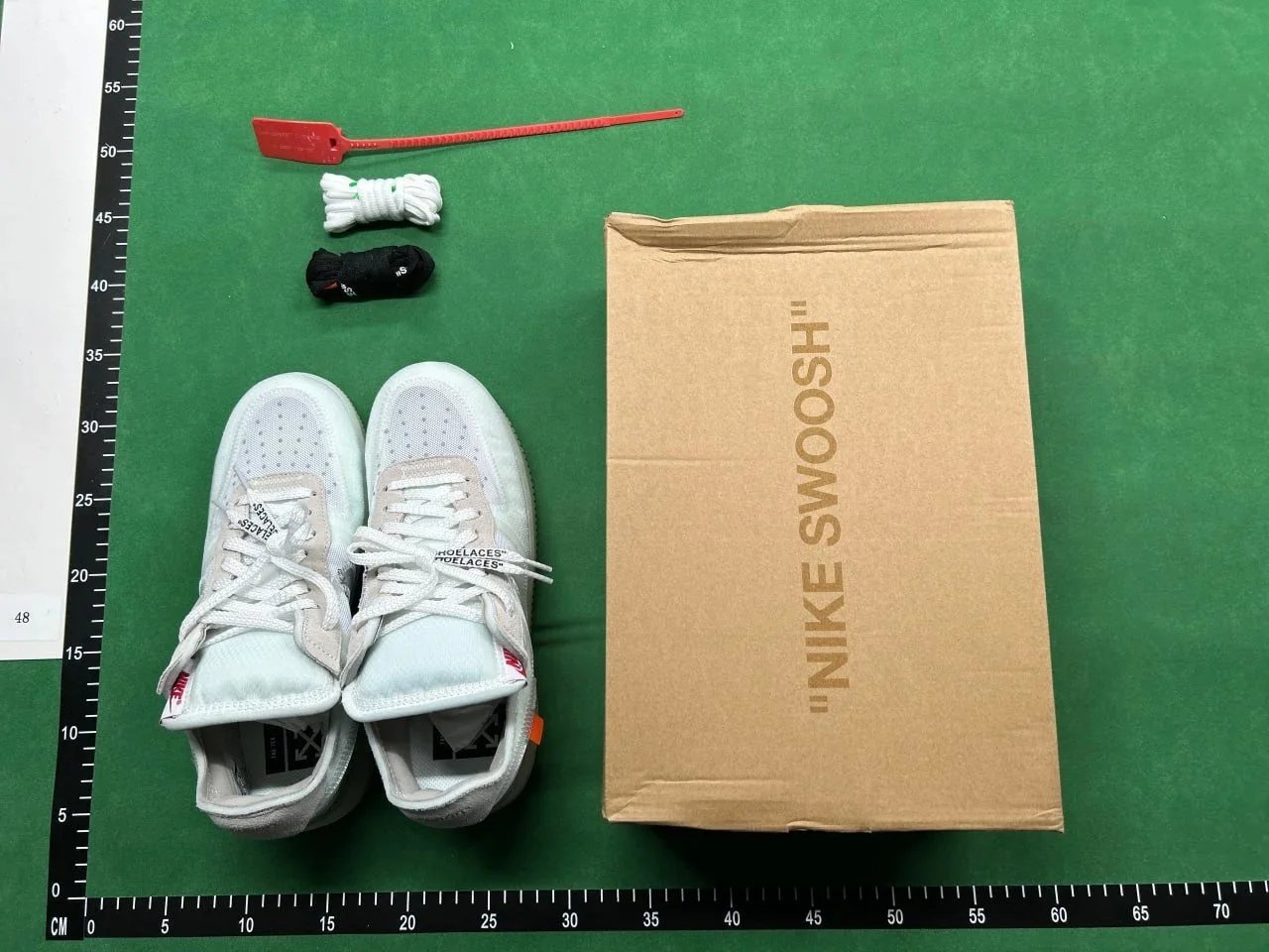 Off-White x Nike Air Force 1 Low White Sneakers