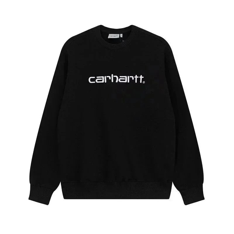Carhartt Work In Progress Script Logo Black Hoodie - 7