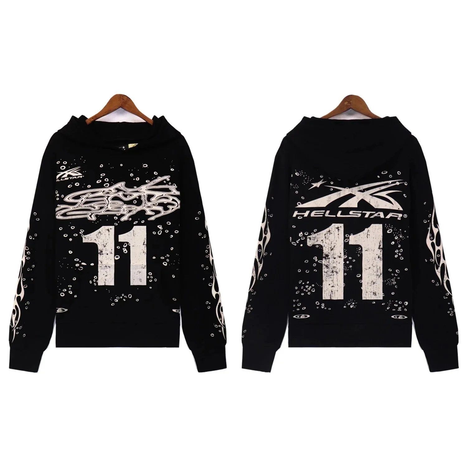 Hellstar 11 Graphic Long-Sleeve Jersey Black - 6