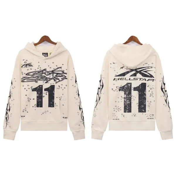 Hellstar 11 Graphic Long-Sleeve Jersey Black - 7