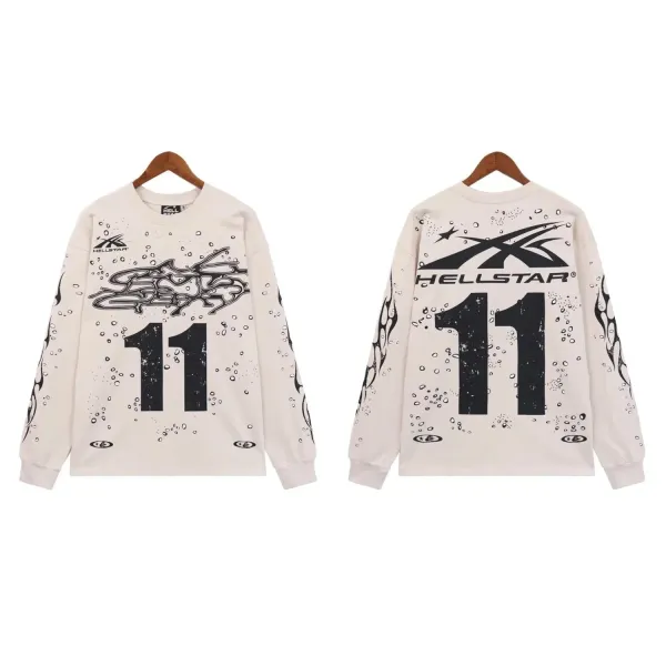 Hellstar 11 Graphic Long-Sleeve Jersey Black - 8