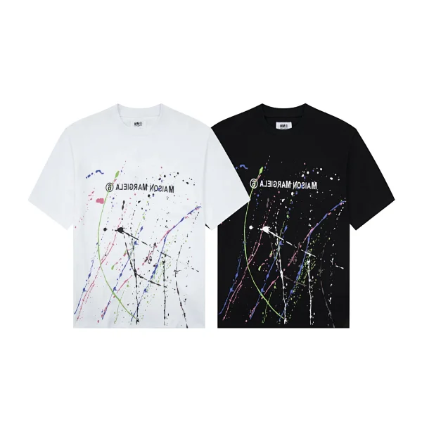 Maison Margiela (MM6)-Style "Splatter Paint Graffiti" T-Shirt