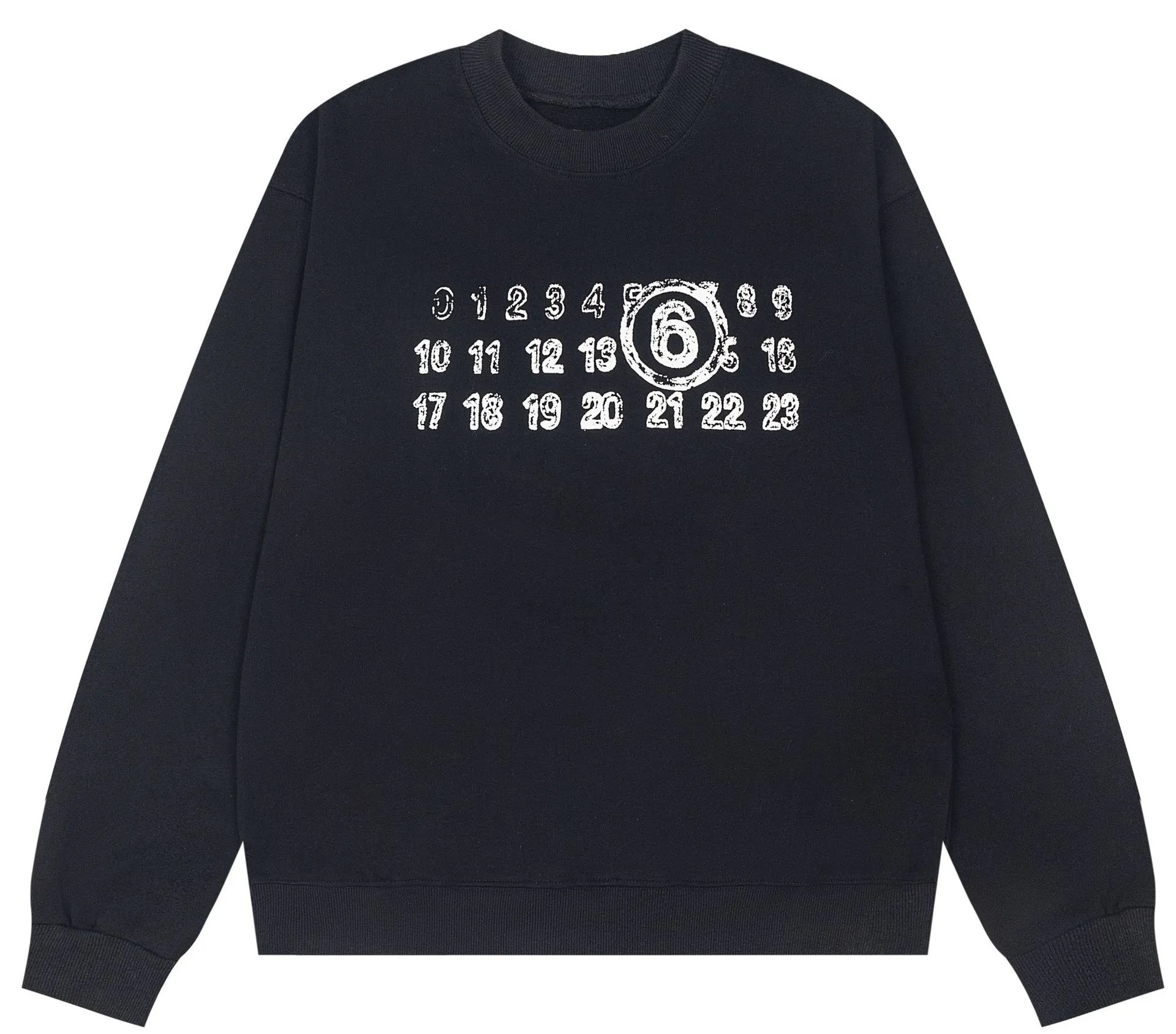 Maison Margiela Black Long Sleeve Sweatshirt