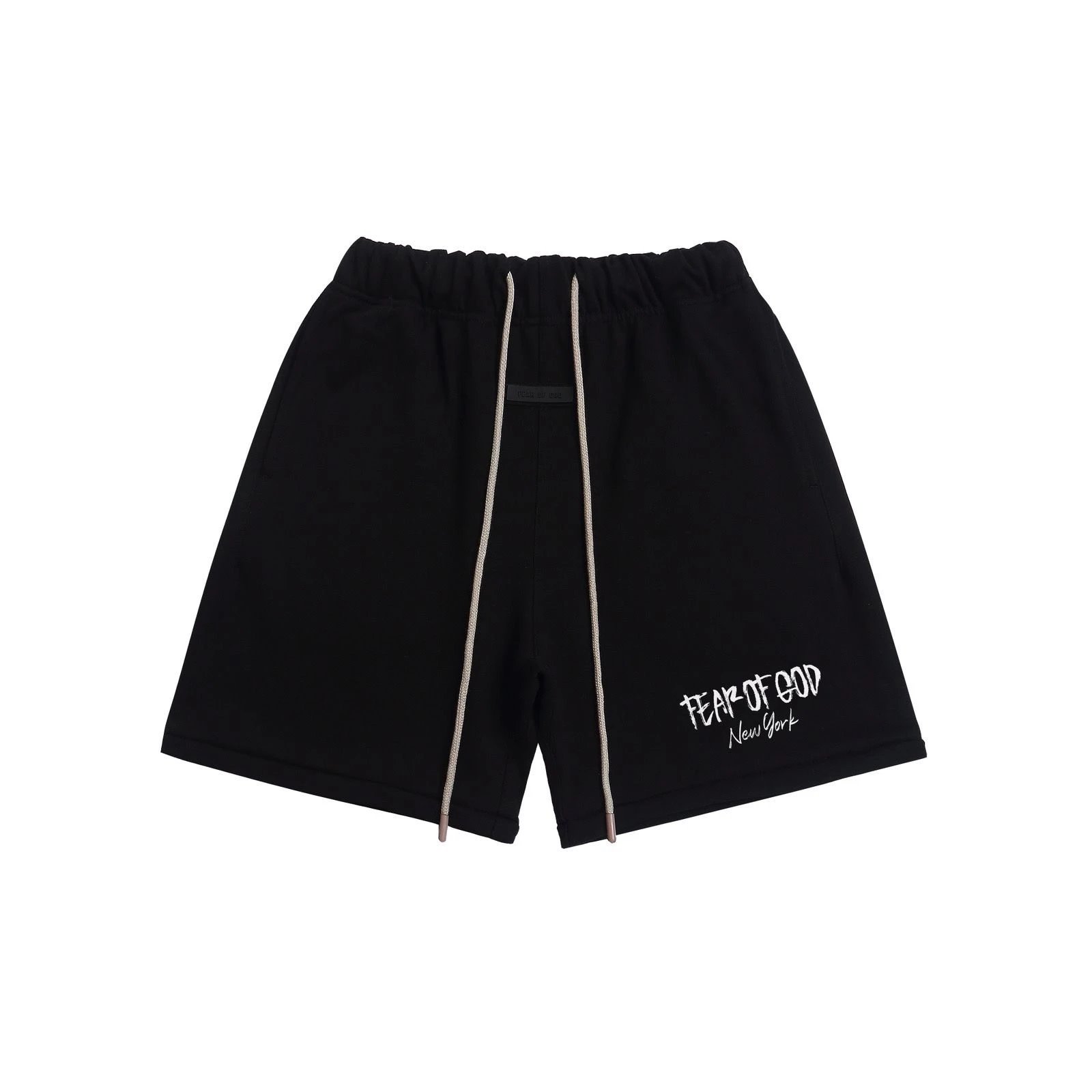 Fear of God Sweat Shorts Loose New York Black