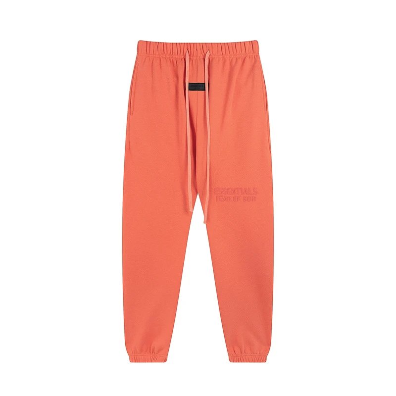 ESSENTIALS: Joggers with Small Lettering Print - rep spodnie