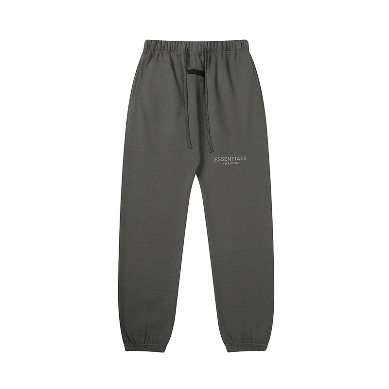 ESSENTIALS: Joggers with Small Lettering Print - rep spodnie