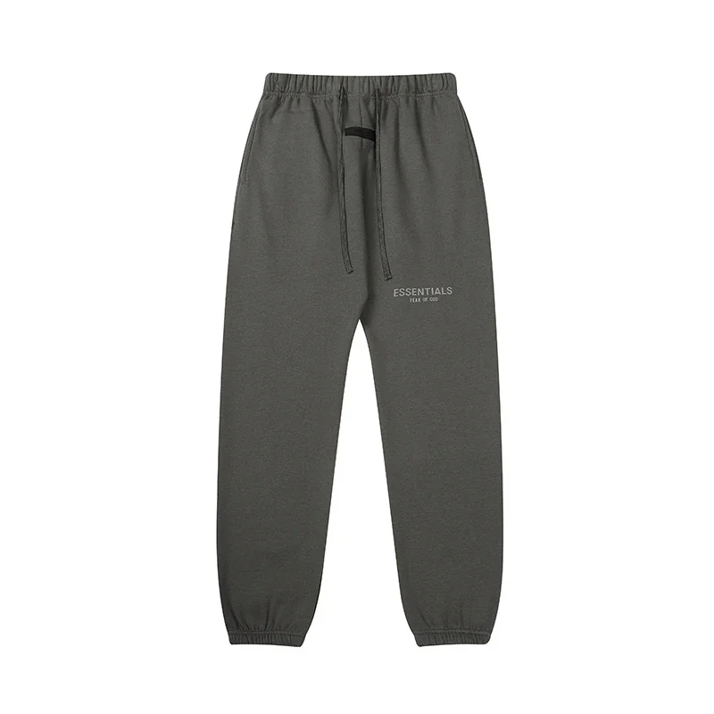 ESSENTIALS: Joggers with Small Lettering Print