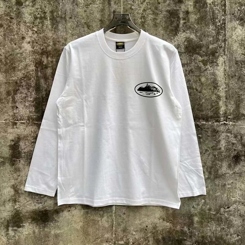 Syna Logo Long Sleeve T-shirt White