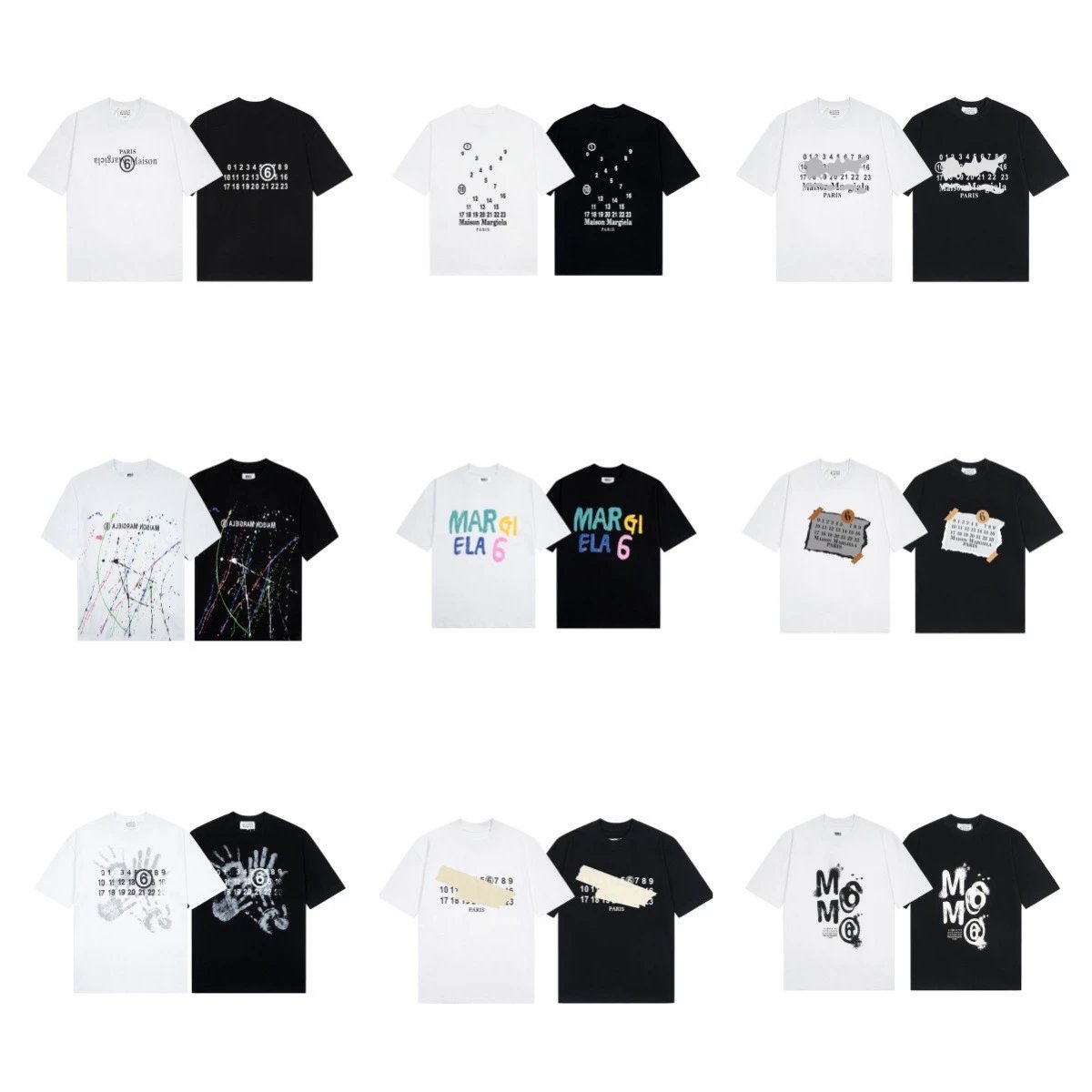 MM6 digital unisex short-sleeve T-shirt - BBA5