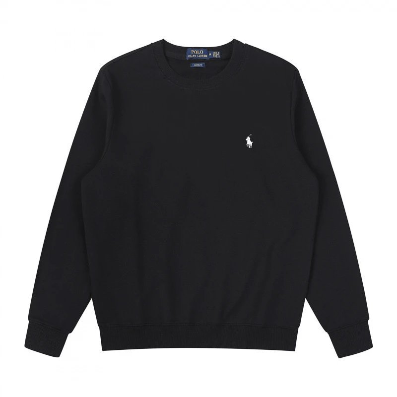 Round Neck Black White Label