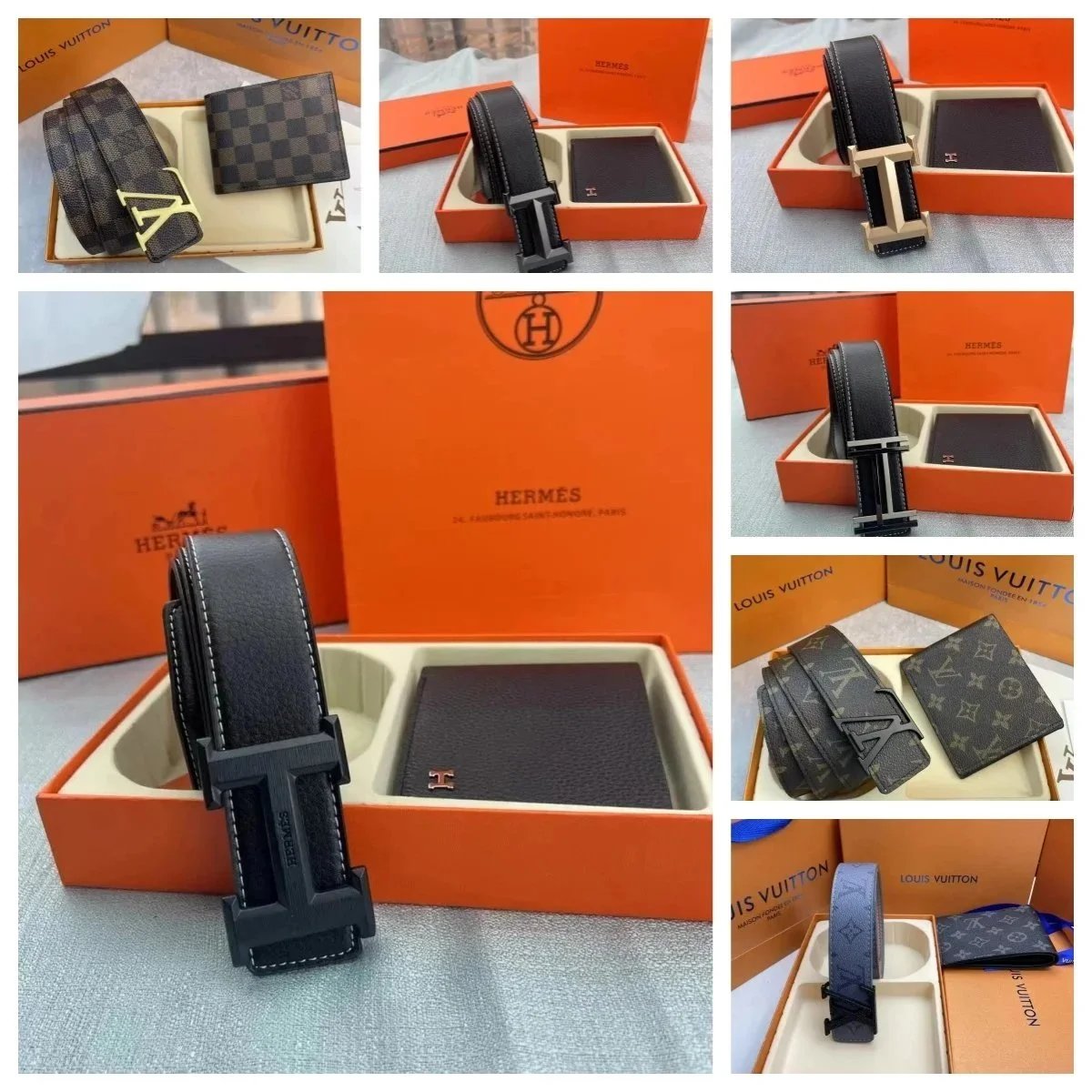 Hermes H Belt / Louis Vuitton 