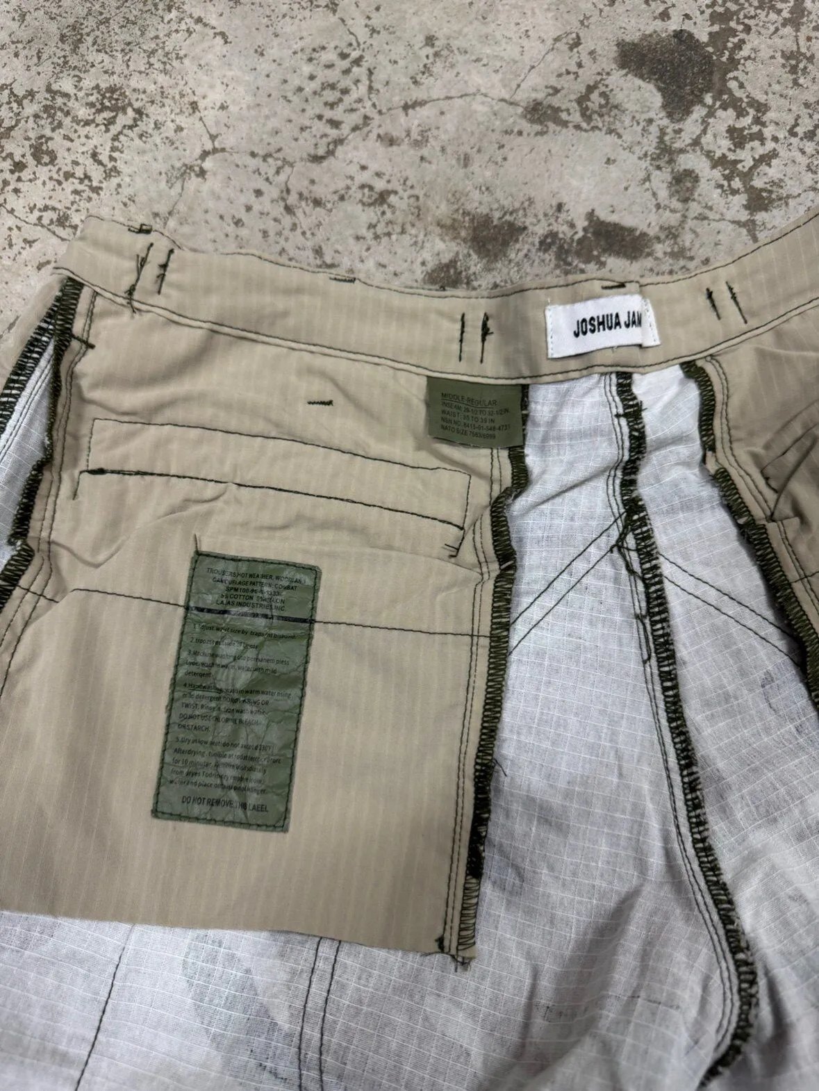 Joshua Jamal Camouflage Cargo Pants photo 7