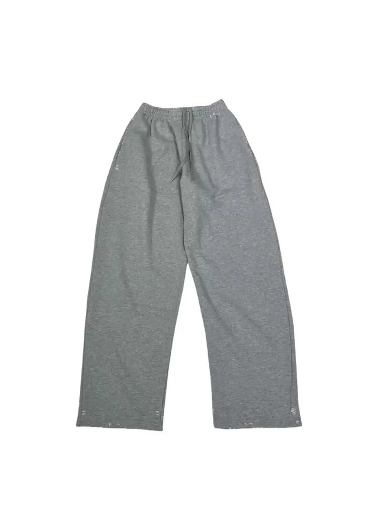 Heavy Washed Distressed Casual Pants photo 6