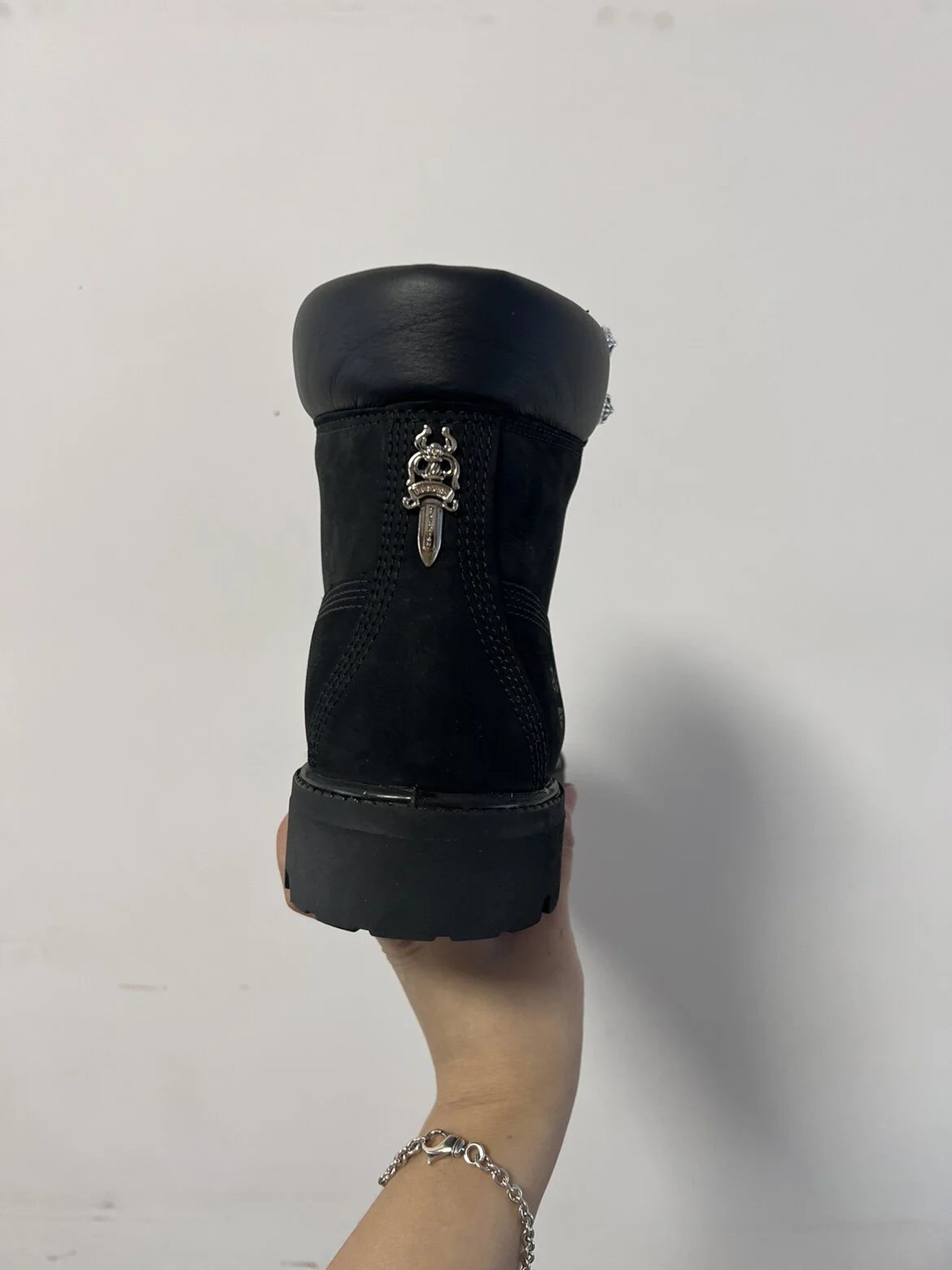 Custom Remake Black Martin Boot photo 8