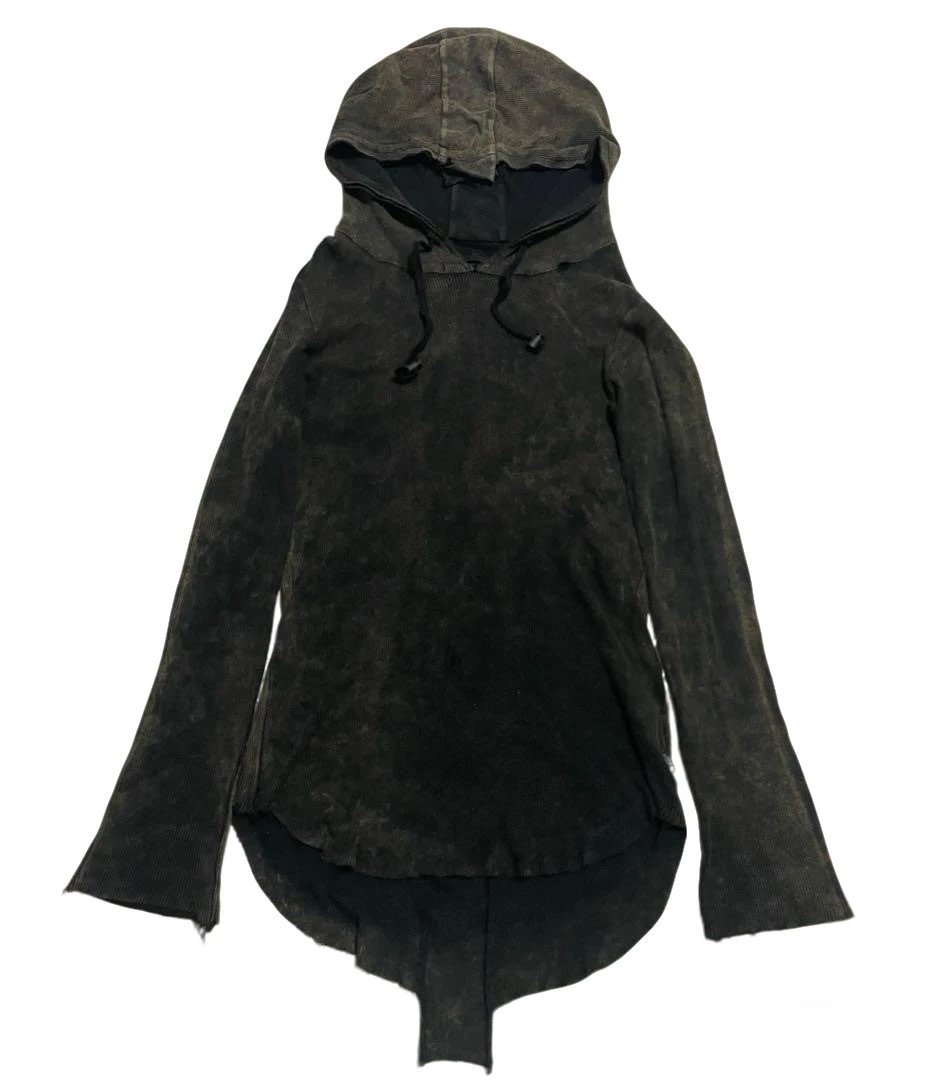 L.G.B Dark Aesthetic Distressed Long Sleeve photo 2