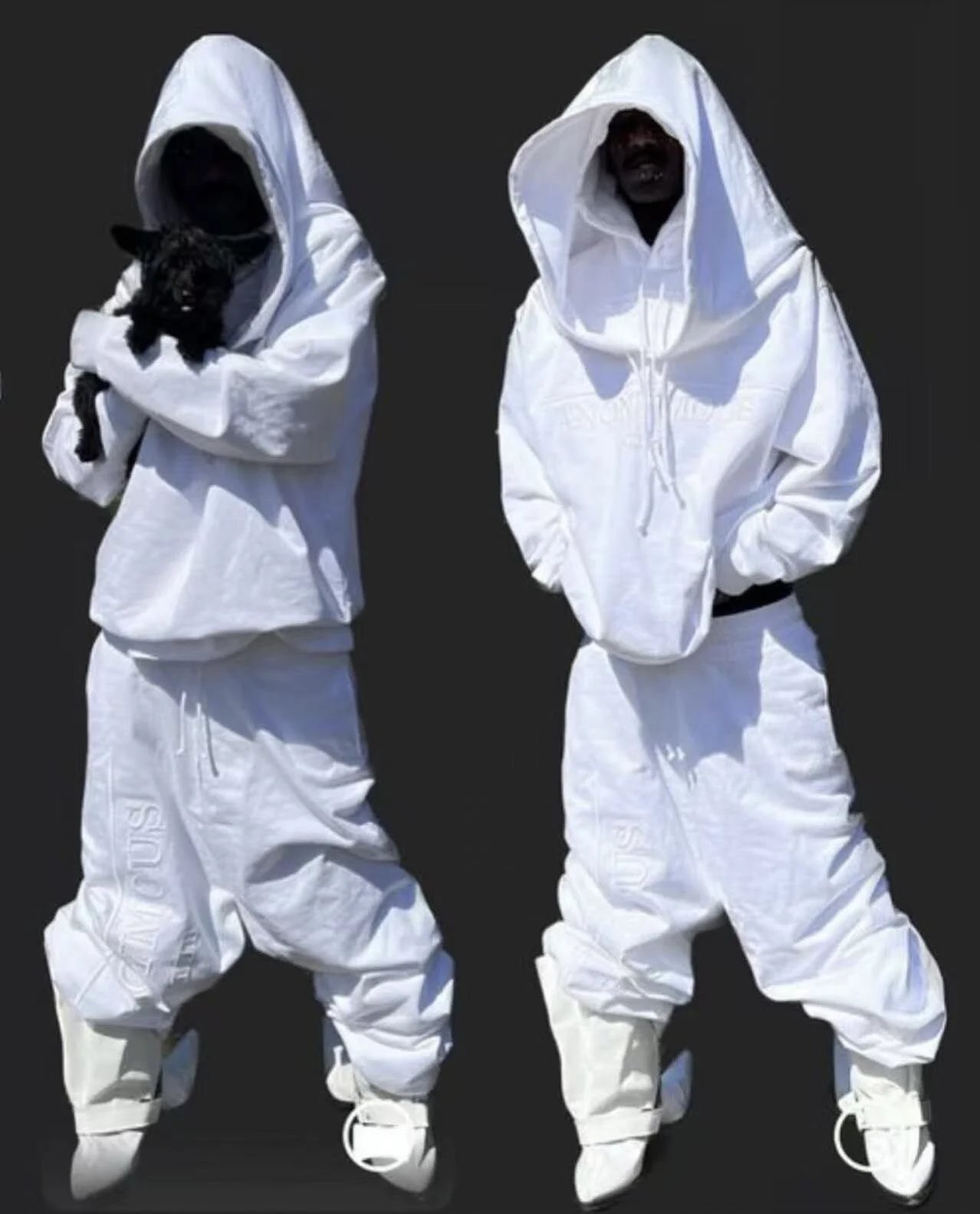 AnonymousClub Opium White Athletic Pants photo 2