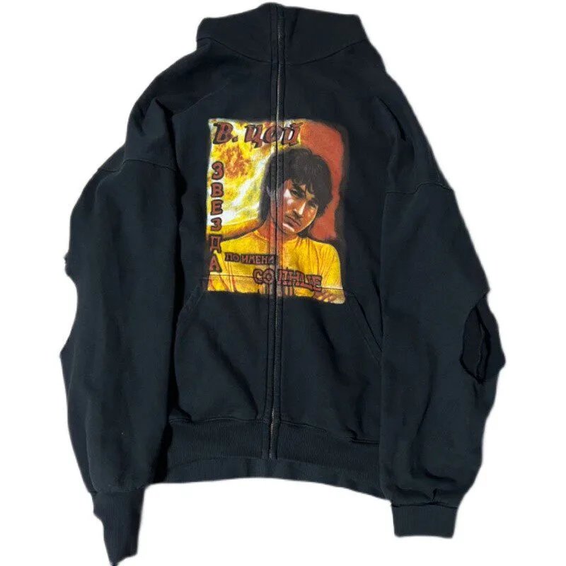 Viktor Tsoi Zipper Hoodie Jacket photo 2
