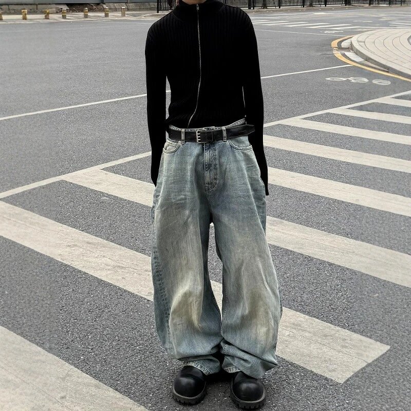 25 Baggy Jeans Bamboo Texture Washed