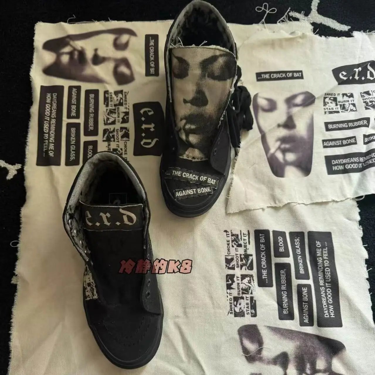 ERD Collaboration Melancholy Canvas Shoe